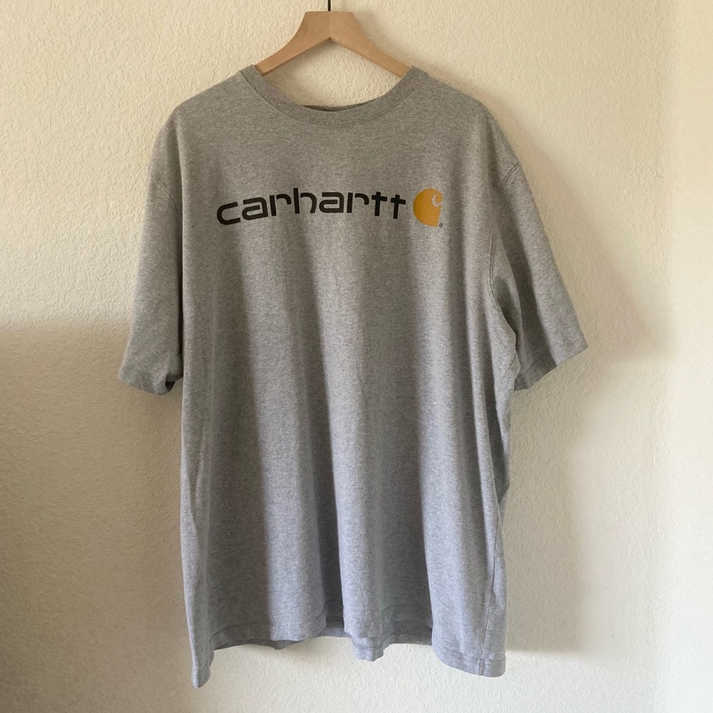 Men's Regular Heather Gray Cotton/Polyester Short-Sleeve T-Shirt